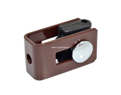 uchwyt uniwersalny ral 8017 do panela +dystans fi-3 +śruba -100kpl.