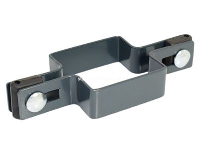 obejma pośrednia 50x50 ral 7016 +dystans fi-4 +śruba -1kpl.
