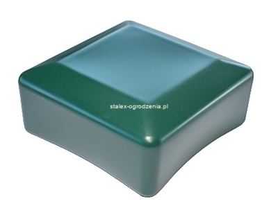 Nasadka zew. na profil 50x50 zielona -100szt.