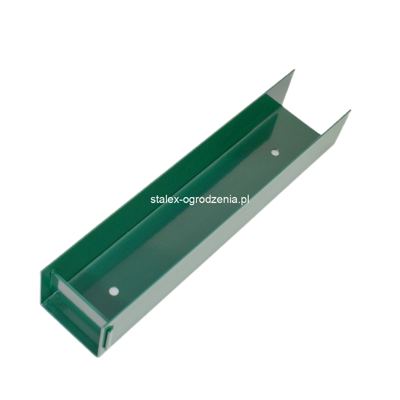 mocowanie płyty podmurówki 50x250 ral 6005 zielony -1szt.