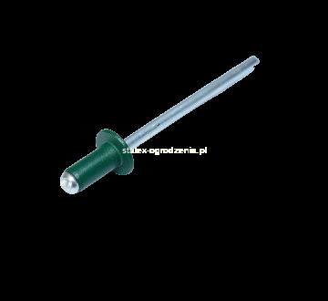 Nity zrywalne 4x8 ral 6005 zielony -100 szt