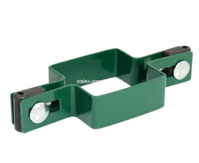 obejma pośrednia 50x50 ral 6005 +dystans fi-3 +śruba -1kpl.