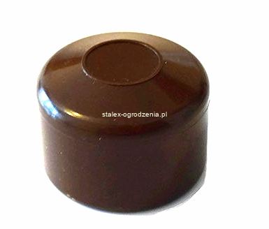 Nasadka zew. na rurę fi-48 brązowa -100szt.