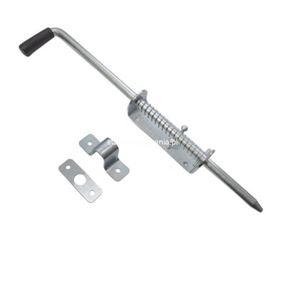 rygiel ze sprężyną  420mm ocynk -1szt.