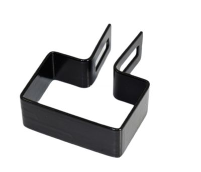 obejma końcowa 40x60 ral 9005 -1szt.