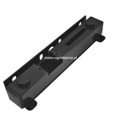 kasetka 40x40 do elektrozaczepu RAL 9005 czarny -1szt.