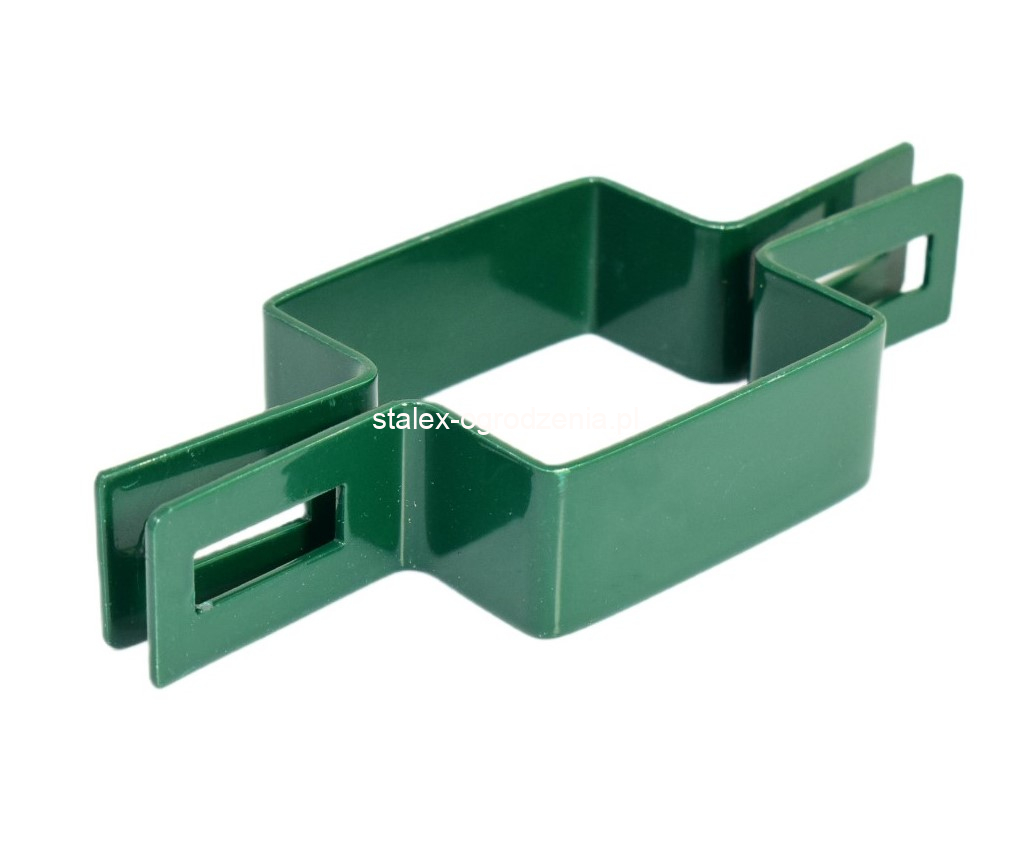 obejma pośrednia 80x80 ral 6005 -1szt.