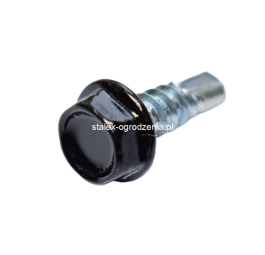 wkręt samowiercący 4,8x16 ral 9005 -100szt.