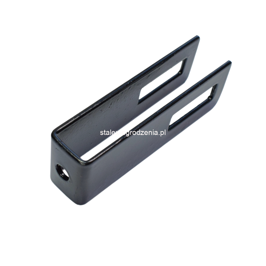 uchwyt uniwersalny długi L-70  ral 9005 -1szt.