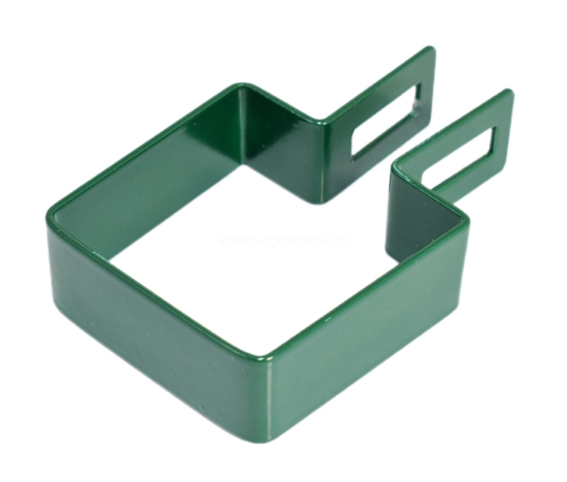 obejma końcowa 60x60 ral 6005 -1szt.
