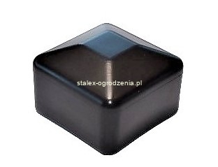 Nasadka zew. na profil 20x20 czarna -100szt.