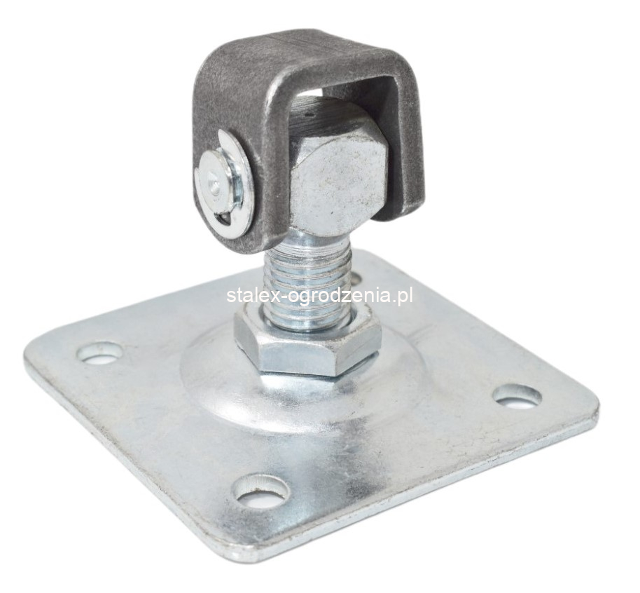 zawias regulowany M-20 z podstawą 100x100x4 -1szt.