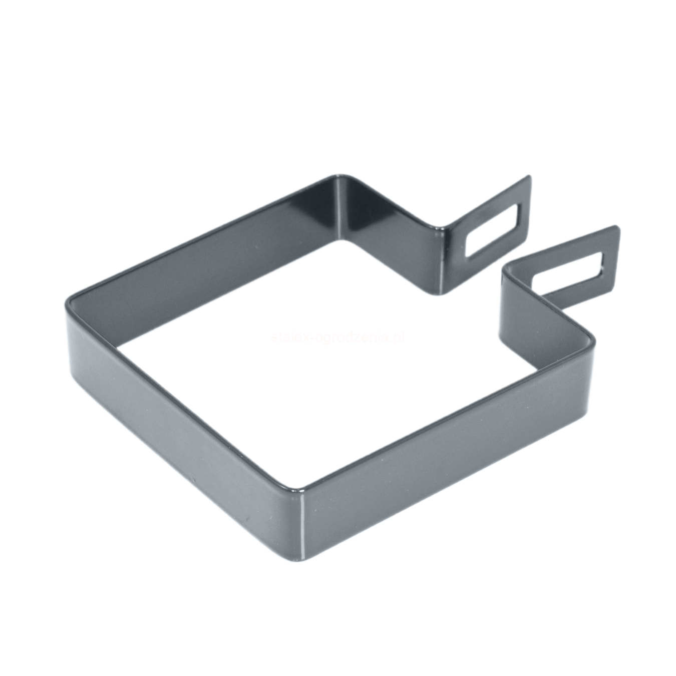 obejma końcowa 100x100 ral 7016 -1szt.