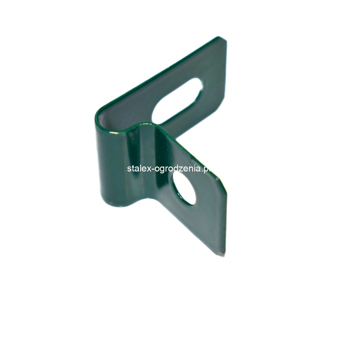 zapinka 1/2 do paneli ogrodzeniowych ral 6005 -500szt.