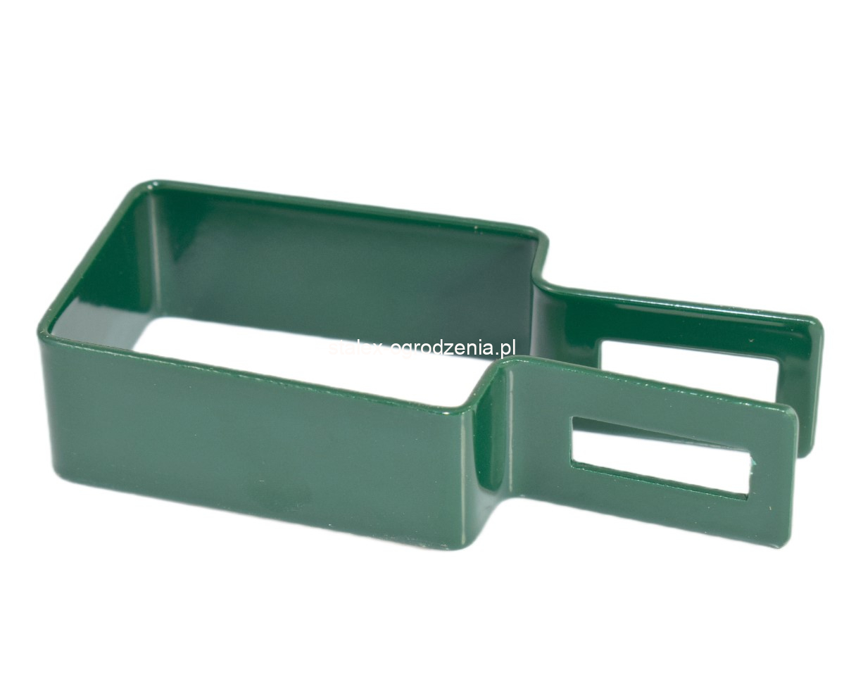 obejma końcowa 60x40 ral 6005 ODWROTNA !!! -1szt.