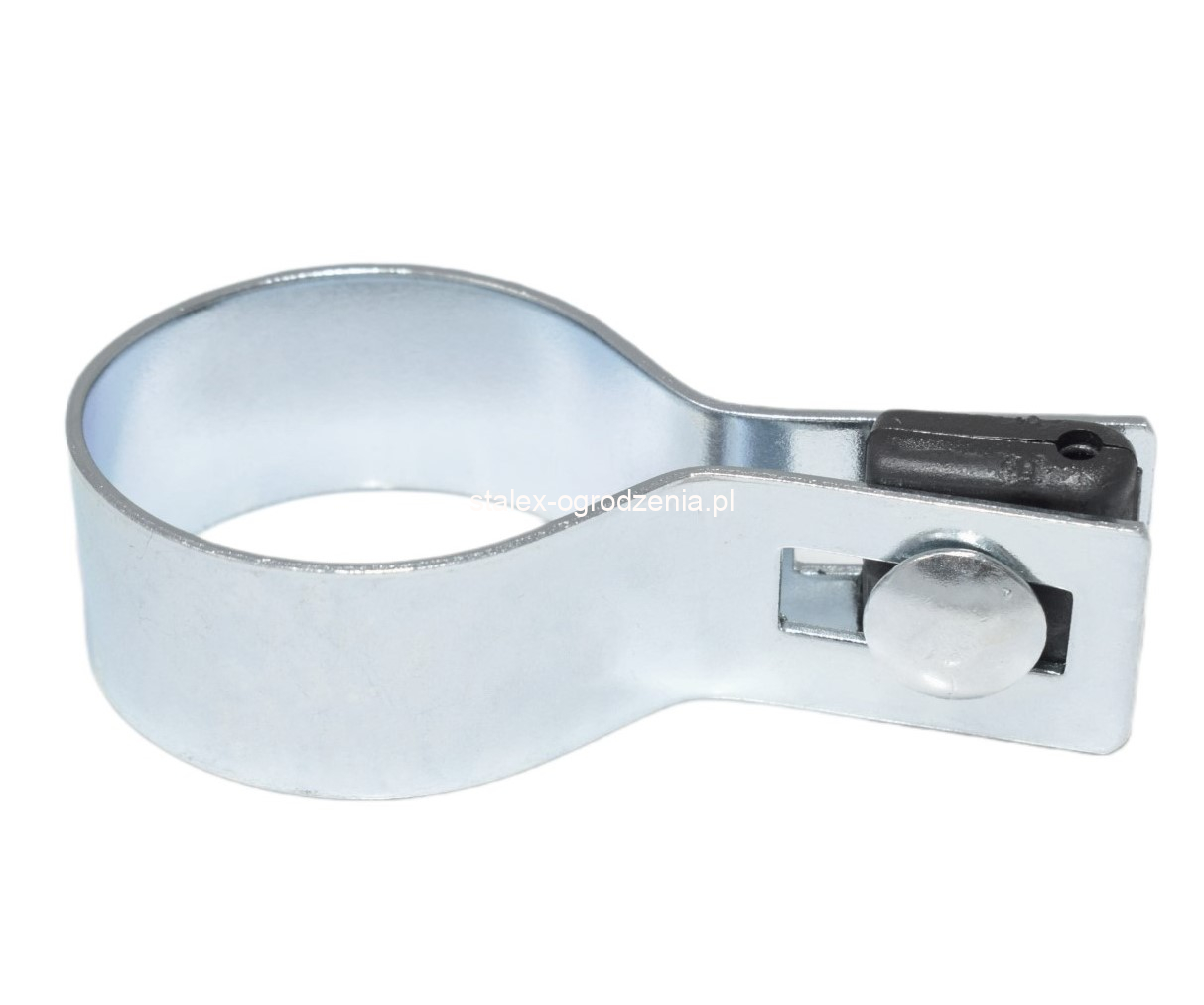 obejma końcowa fi-60 ocynk +dystans fi-4 +śruba -1kpl.