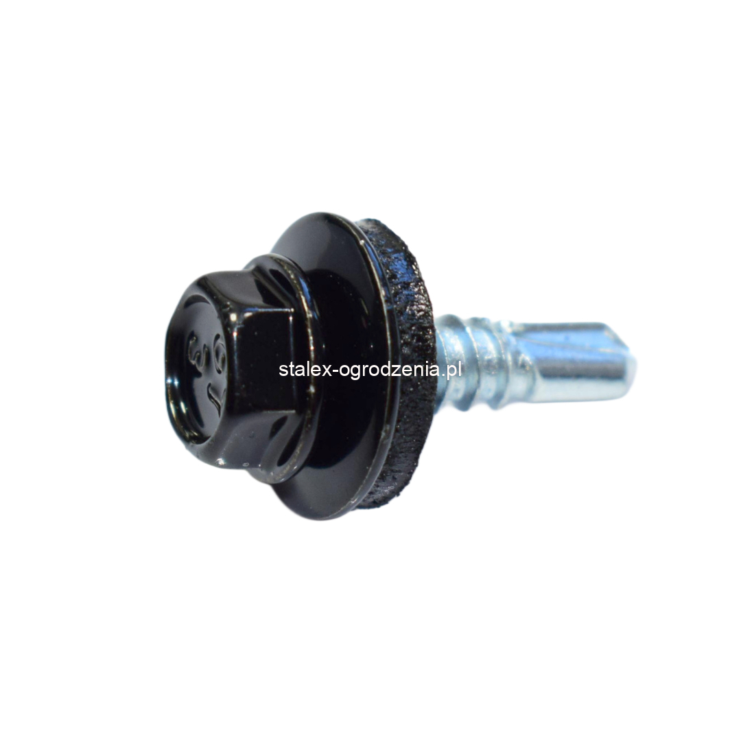 wkręty farmerskie do metalu 4,8x19 ral 9005 -250szt.