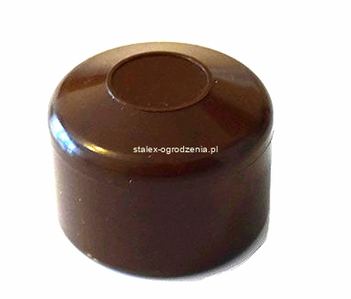Nasadka zew. na rurę fi-42 brązowa -100szt.